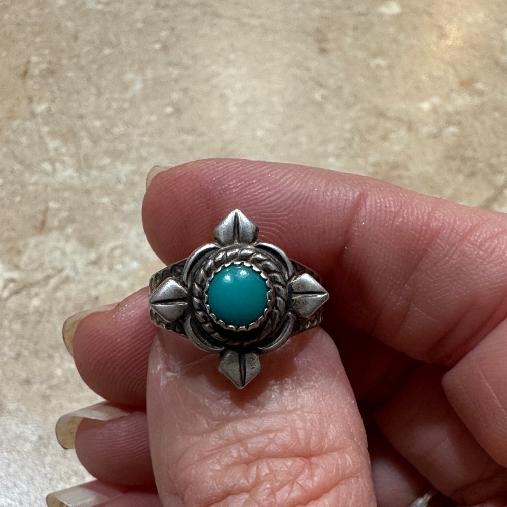 Silver Turquoise Ring - Picture 11 of 13